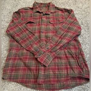 Orvis Flannel Men’s Size L Large Multi-Color